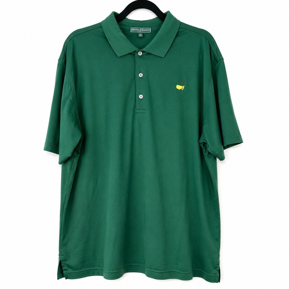 Masters Collection Golf Polo Men XXL Kelly Green NWOT Pima Cotton Augusta Preppy
